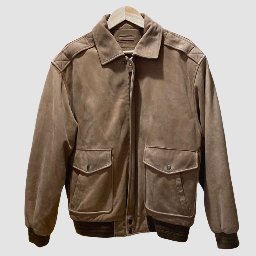 Vintage ROUNDTREE & YORKE Suede Bomber Jacket